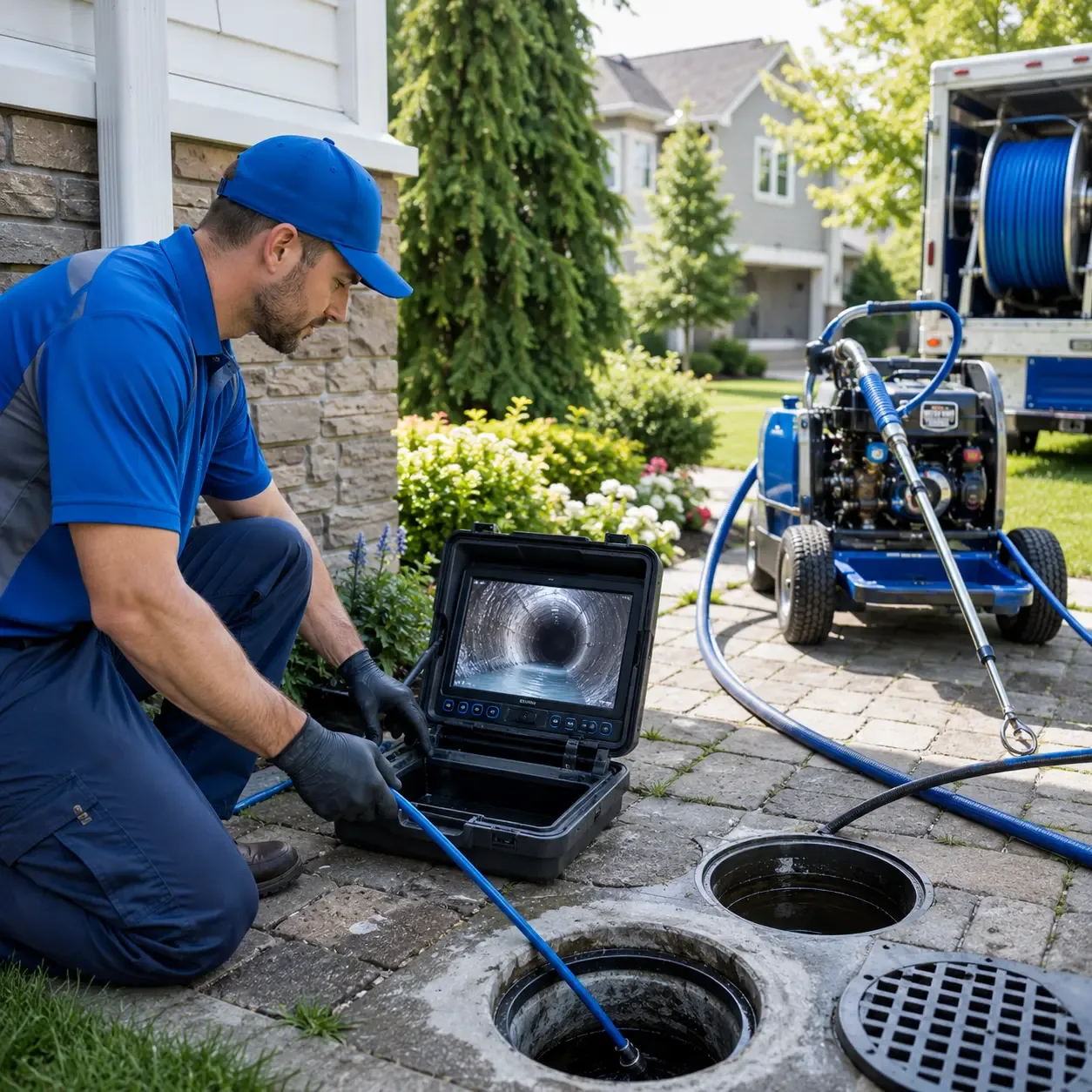 Outdoor drain cleaning professionals serving Baker, WV